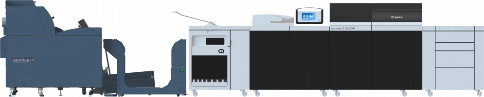 In-Line Perfect Binder with Canon C10000 Series